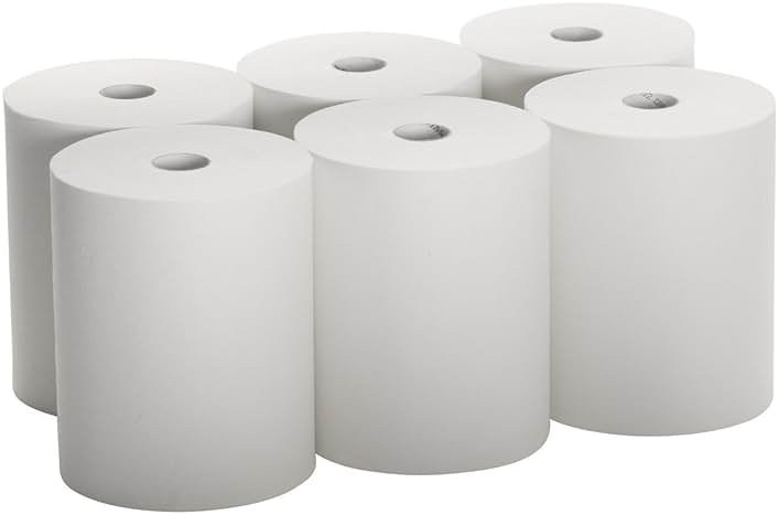 VONDREHLE High Capacity Paper Towels Compatible with enMotion Dispensers, 10" x 800' Roll, White, 6 Rolls - Product Image