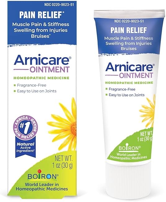 Boiron Arnicare Ointment for Relief of Joint Pain, Muscle Pain, Muscle Soreness, and Swelling from Bruises or Injury - Non-greasy and Fragrance-Free - 1 oz - Product Image