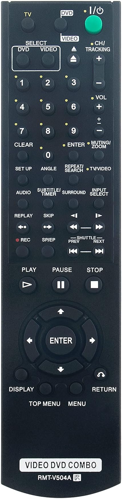 New Remote Control RMT-V504A fits for Sony Video DVD Combo Player SLVD100 SLVD281P SLVD380P YSP4000BL SLV-D271P SLV-D300P SLV-D370P SLV-D360P SLV-D201P SLV-D261P - Product Image