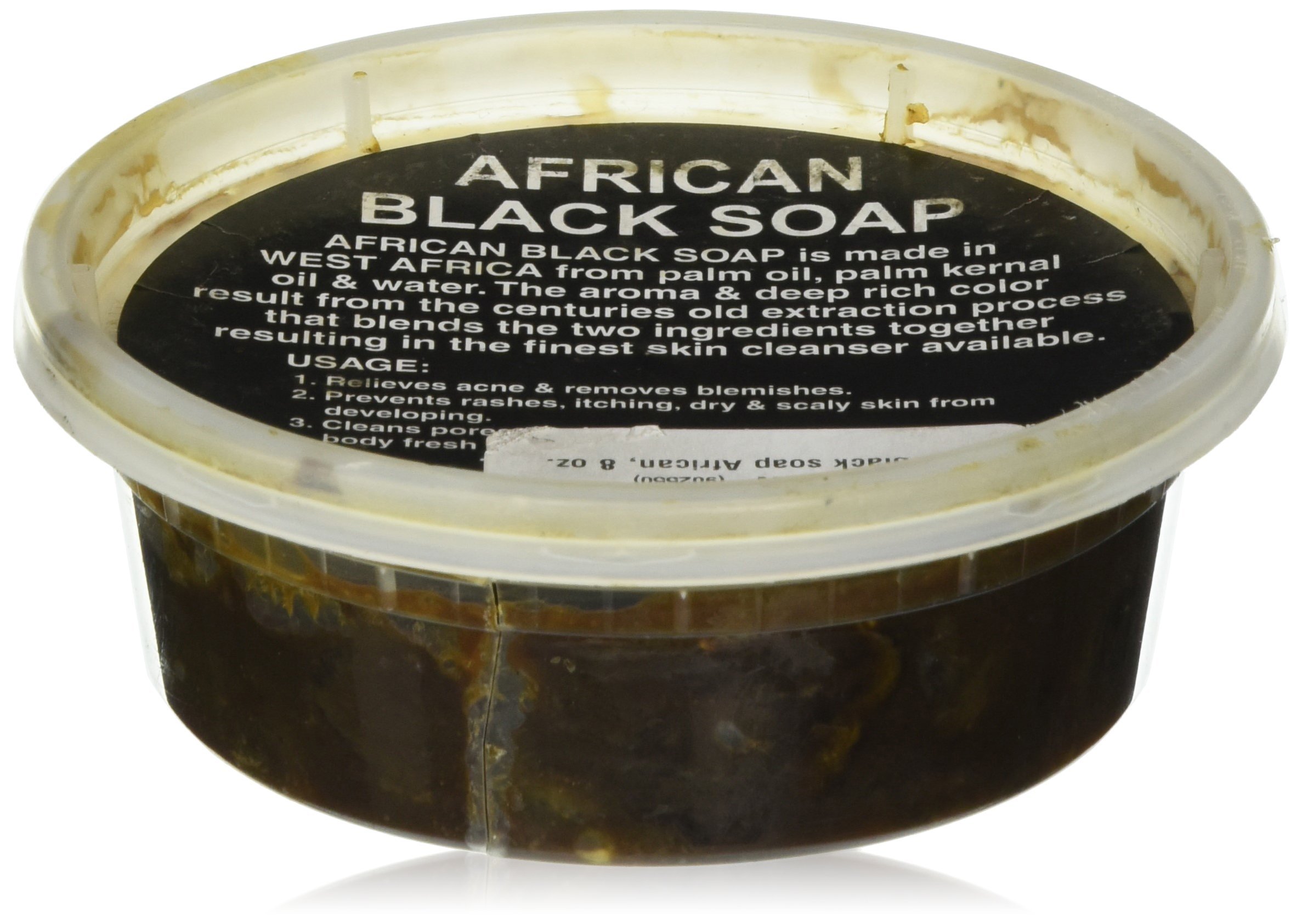 paste black soap African, 8 oz. - Product Image