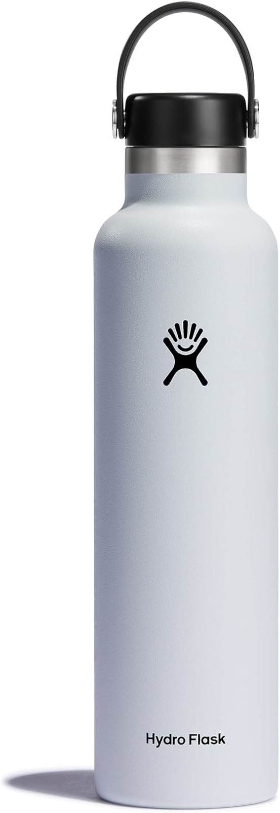 Hydro Flask Water Bottle - Insulated Stainless Steel - Non Spill, Leakproof in 24 Oz White - Product Image