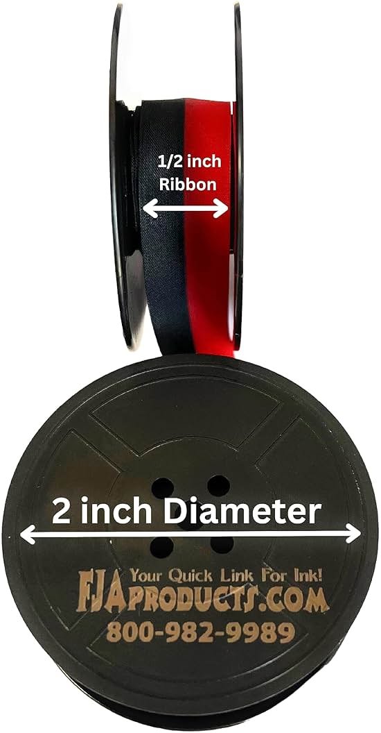 Black and Red Typewriter Ribbon for We R Memory Keepers Typecast Typewriter - Product Image