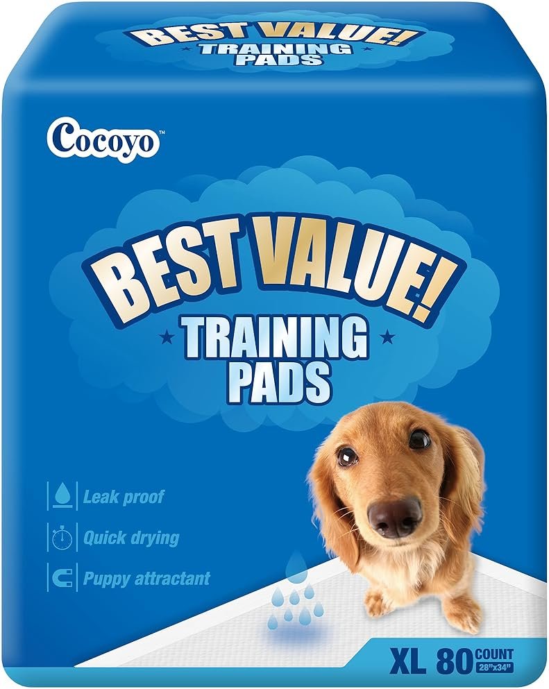 COCOYO Best Value Training Pads, 40Count, 28" by 34" - Product Image