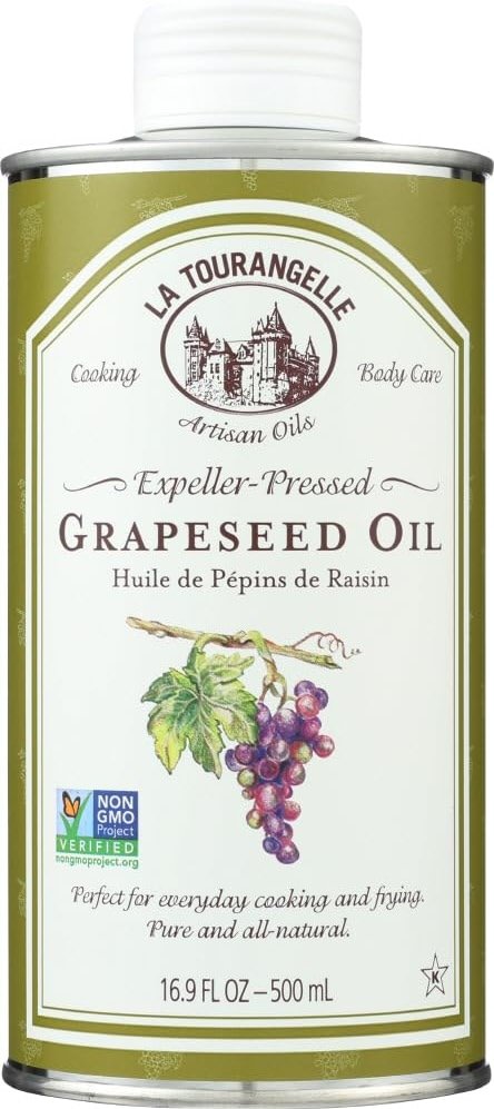 La Tourangelle Grapeseed Oil, 16.9-Ounce Cans (Pack of 4) by La Tourangelle - Product Image