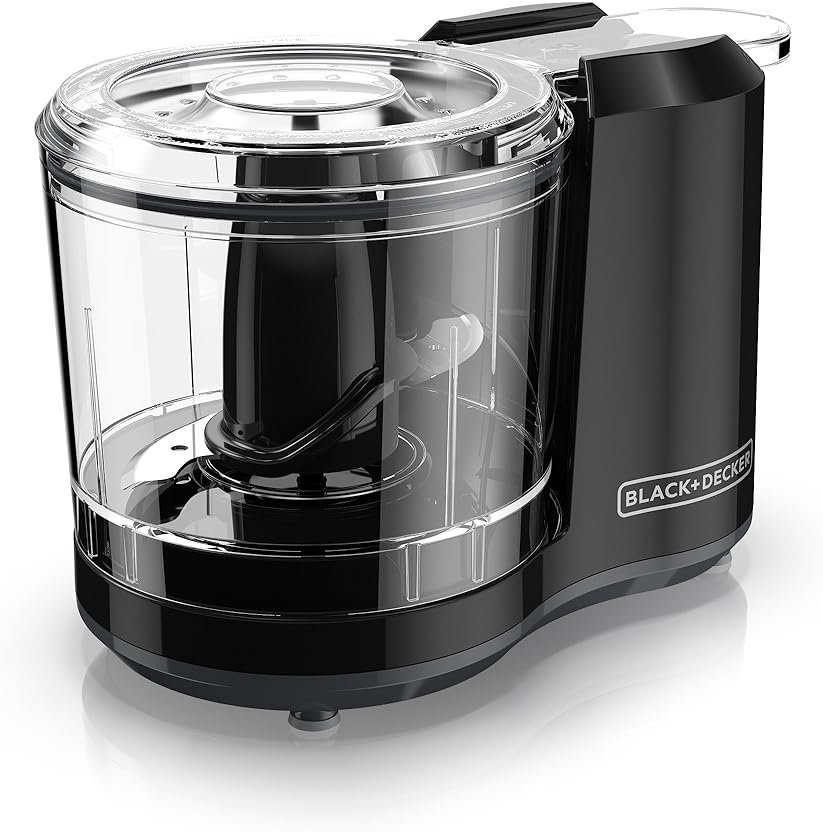 BLACK+DECKER 1.5-Cup Electric Food Chopper, One Touch Pulse, 150W Motor, Stay-Sharp Blade, Dishwasher Safe - Product Image