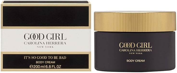 Carolina Herrera Good Girl Body Cream 6.8 Oz - Luxurious Moisturizer for All Skin Types - Non-Greasy & Fragrant - Product Image