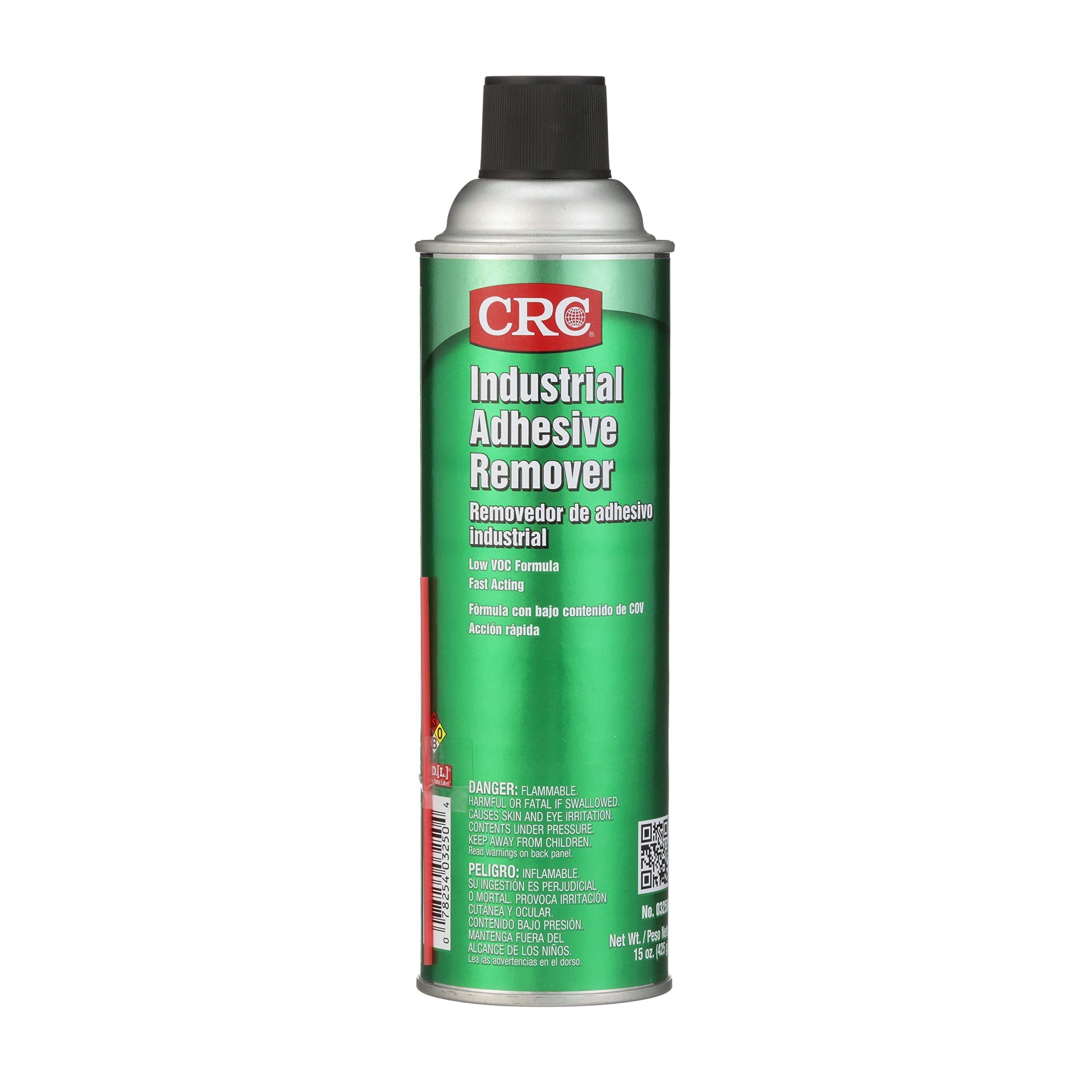 CRC Industrial Adhesive Remover, 15 Wt Oz, Low VOC Formula, Quick Removal of Adhesives, Aerosol Spray - Product Image