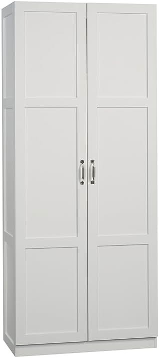 Sauder Select Storage Cabinet/ Pantry cabinets, White finish - Product Image
