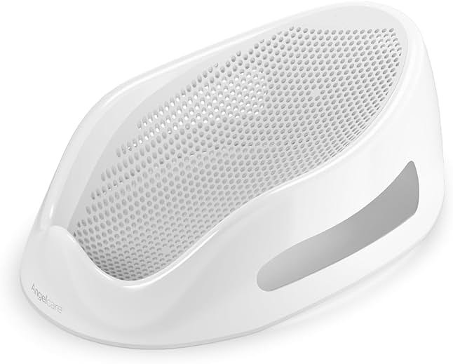 Angelcare Baby Bath Support (Gray) | Ideal for Babies Less Than 6 Months Old - Product Image