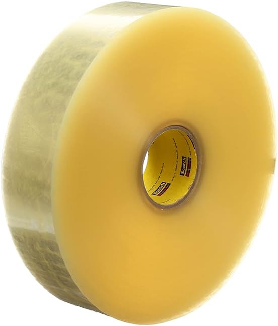 3M Scotch 72408-case 375 Box Sealing Tape, 48 mm x 914 m, Clear (Pack of 6) - Product Image