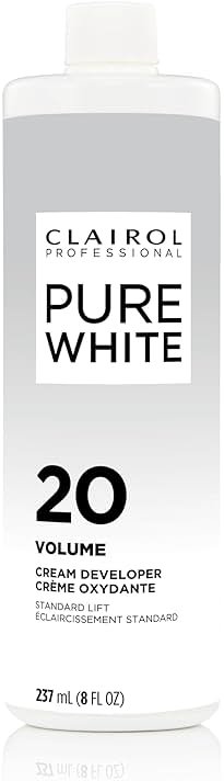 Clairol Professional Clairoxide Pure White 20 Volume Creme Developer, 8 Fl Oz (Pack of 1) - Product Image