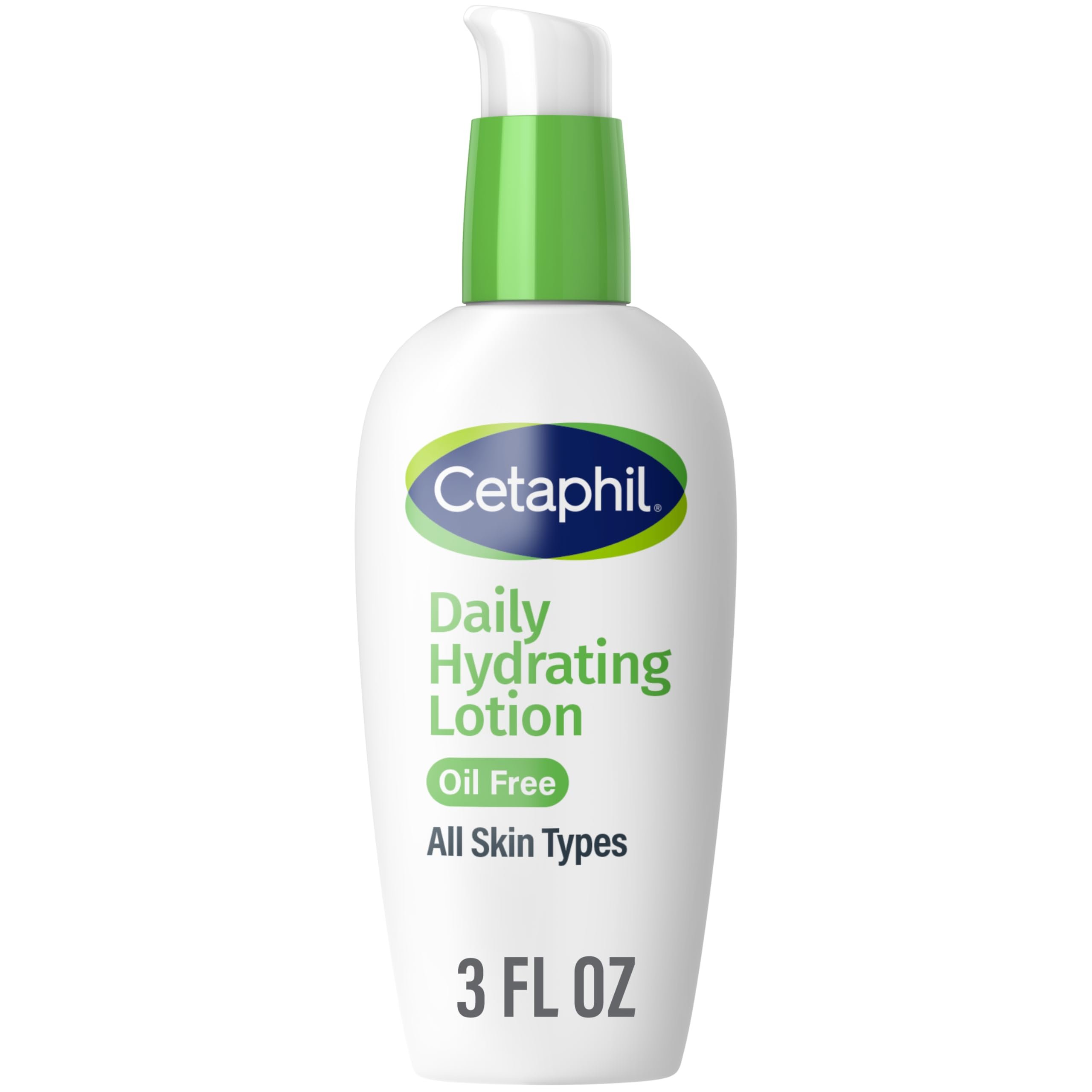 Cetaphil Daily Hydrating Lotion for Face, With Hyaluronic Acid, 3 fl oz, Lasting 24 Hour Hydration, for Combination Skin, No Added Fragrance, Non-Comedogenic - Product Image