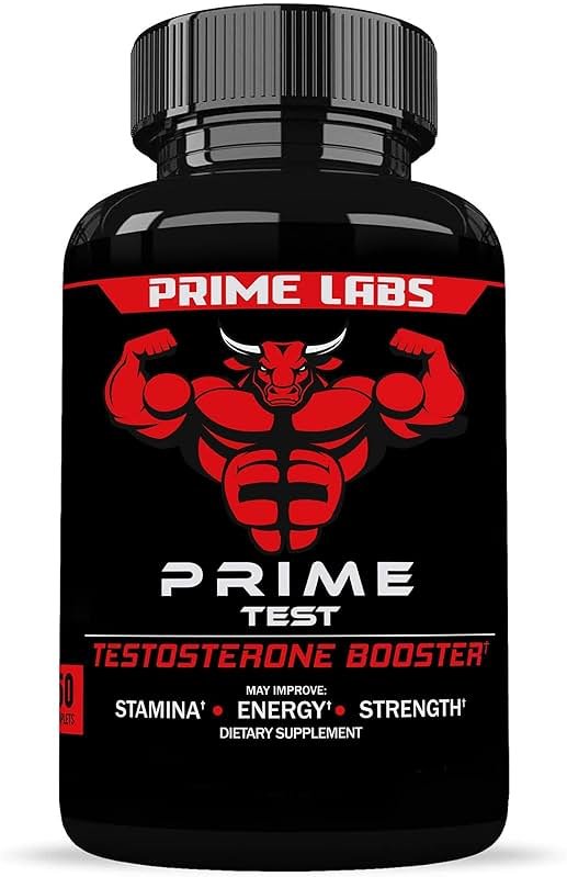 Prime Labs - Men's Testosterone Booster - Stamina, Endurance, & Strength Booster - 60 Caplets - Product Image