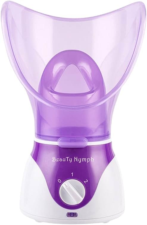 Face Steamer,Beauty Nymph Spa Home Facial Steamer Sauna Pores and Extract Blackheads, Rejuvenate and Hydrate Your Skin for Youthful Complexion- Face Steaming Skincare Deep Cleanse SPA - Product Image