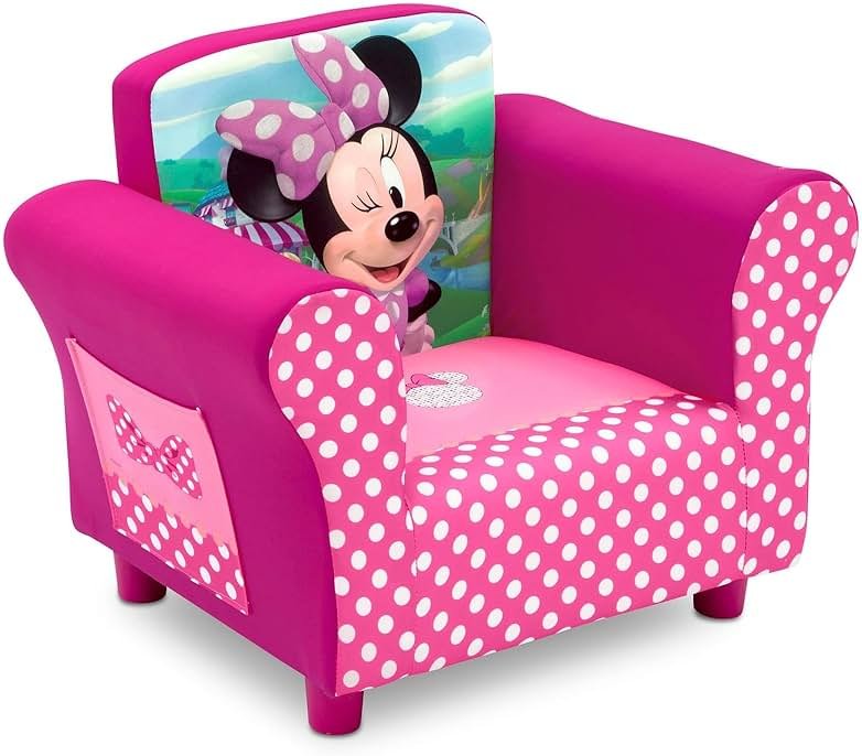 Delta Children Upholstered Chair, Disney Minnie Mouse - Product Image