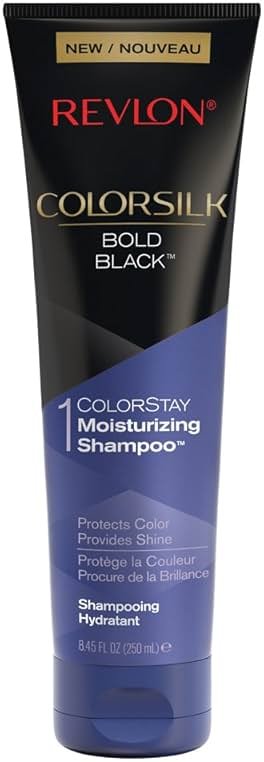 Revlon Colorsilk Care Shampoo, Black, 8.45 Fluid Ounce - Product Image