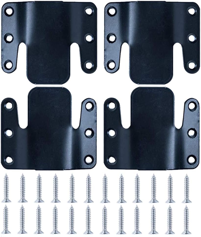 LazyMe Universal Sectional Sofa Interlocking Sofa Connector Bracket with Hardware- 2 Sets, 4 Piece - Product Image