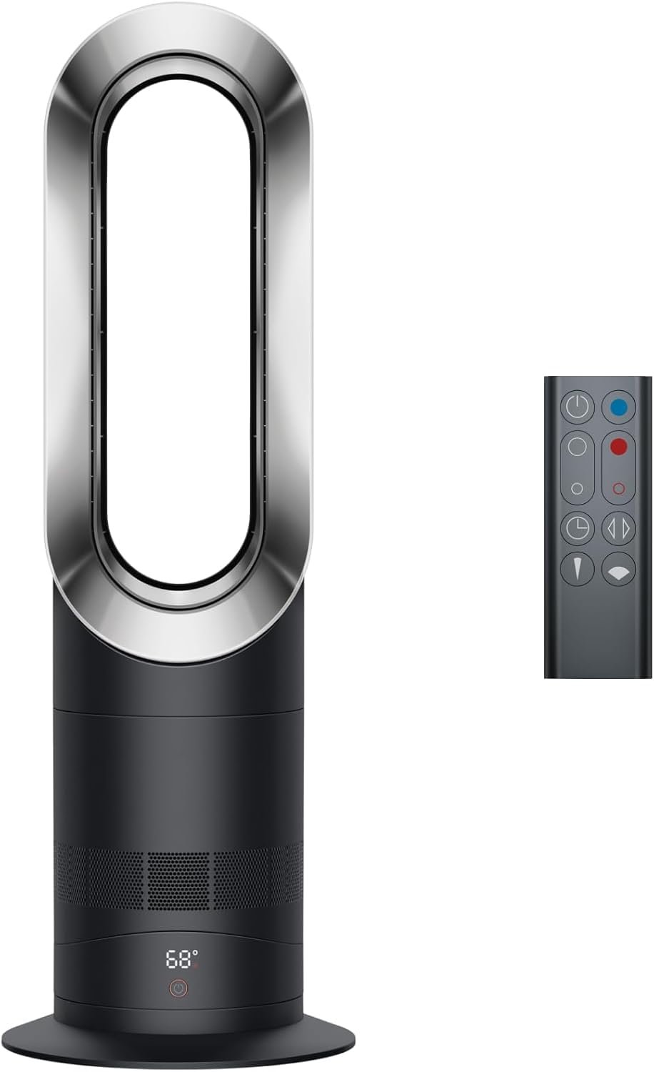 Dyson AM09 Hot + Cool Ceramic Fan Heater - Black/Iron - Product Image