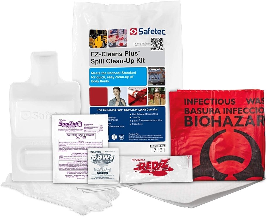 EZ-Cleans Plus Kit -Biohazard Spill Kit (Poly Bag) (24 Kits/case) - Product Image