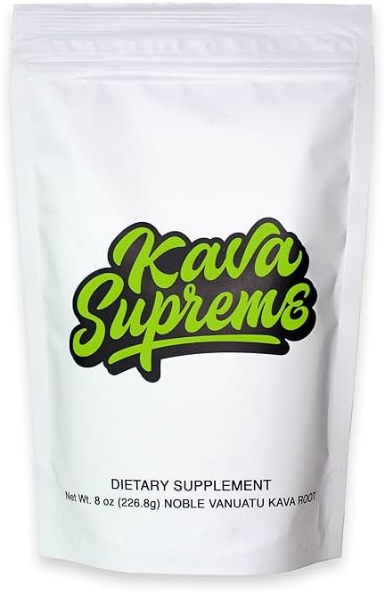 Kavafied KAVA Supreme - Noble Vanuatu Kava Root Powder (8oz) - Product Image