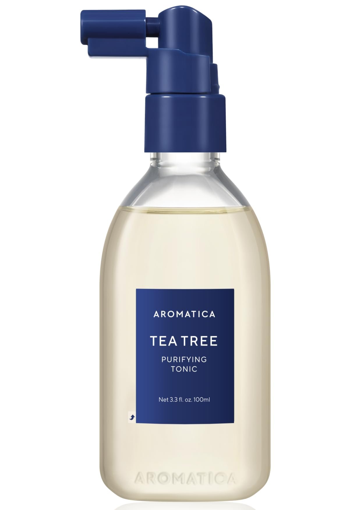 AROMATICA Tea Tree Purifying Tonic, Paraben, Silicone, Sulfate-free | Vegan | Soothing & Cooling Tonic for Your Scalp Treatment | Hair Nourishing | Natural Ingredients Only (3.38oz) - Product Image