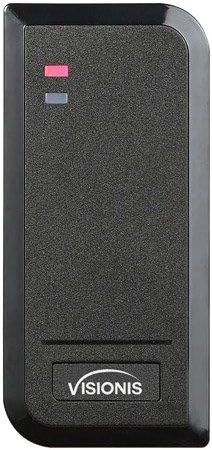 Visionis VIS-3100 Access Control Black RFID Weatherproof IP66 Proximity Card Reader 125KHz Compatible with Wiegand 26 Bit for Door Entry System - Product Image