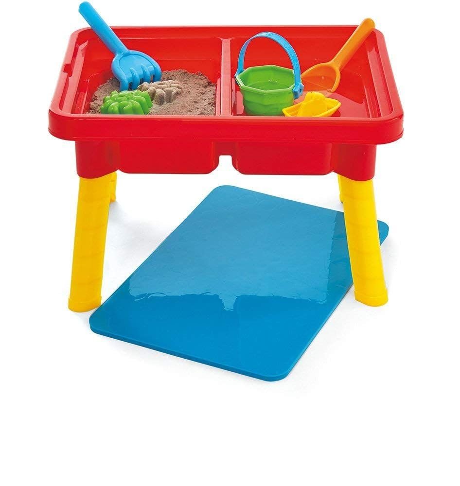 Toddler Sensory Kids Table with Lid | Sensory Bin | Kidoozie | Mega Block Compatible Lid | Indoor Outdoor Use , Red, G02521 17 x 12.5 x 11 inches - Product Image