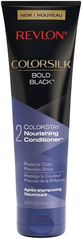 Revlon Colorsilk Care Conditioner, Black, 8.45 Fluid Ounce - Product Image
