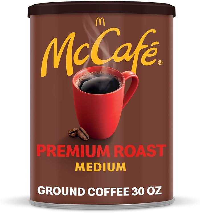 McCafe Premium Roast, Medium Roast Ground Coffee, 30 oz Canister - Product Image