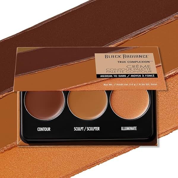 Black Radiance True Complexion Creme Contour Palette, Medium to Dark, 7.5 Gram - Product Image