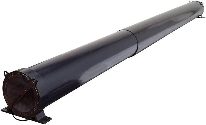 Valterra A04-5094BK RV Adjustable EZ Hose Carrier with Lockable Door Cap, Black - Product Image