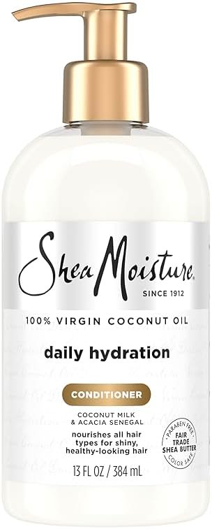 Shea Moisture Daily Hydrating Conditioner Virgin Coconut Oil For All Hair Types Sulfate-Free 13 oz - Product Image