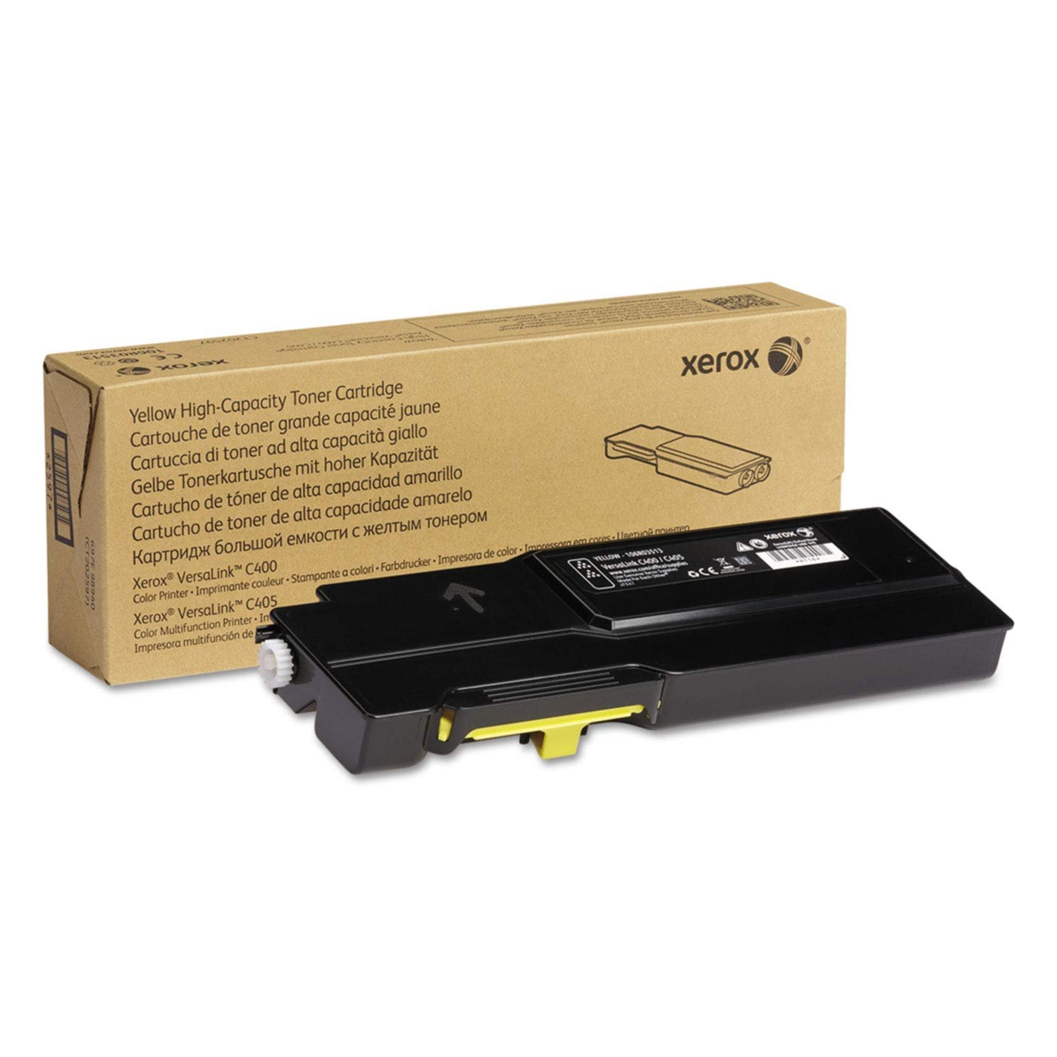 Xerox Genuine Xerox Yellow High Capacity Toner-Cartridge (106R03513) - 4,800 Pages for use in VersaLink C400/C405 - Product Image