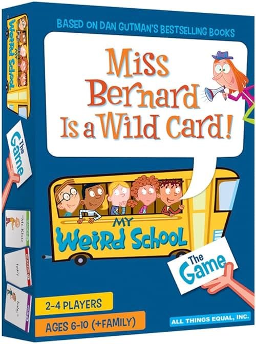 My Weird School Game Miss Bernard Is A Wild Card, Funny Educational Card Game for Kids and Family, Silly Sentence Building Game - Product Image