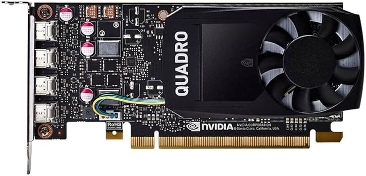 NVIDIA Quadro P1000 Professional 4GB, gddr5, Graphics Board (VCQP1000-PB) - Product Image