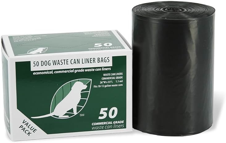 Old Listing - New Prime Listing Available - Commercial Grade Dog Waste Station Can Liners -1 Roll of 50 bags - Product Image