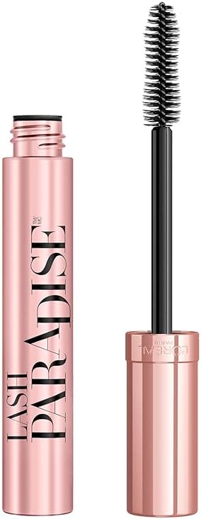 L'Oreal Paris Voluminous Makeup Lash Paradise Mascara, Voluptuous Volume, Intense Length, Feathery Soft Full Lashes, No Flaking, No Smudging, No Clumping, Black Brown, 0.25 Fl Oz (Pack of 1) - Product Image