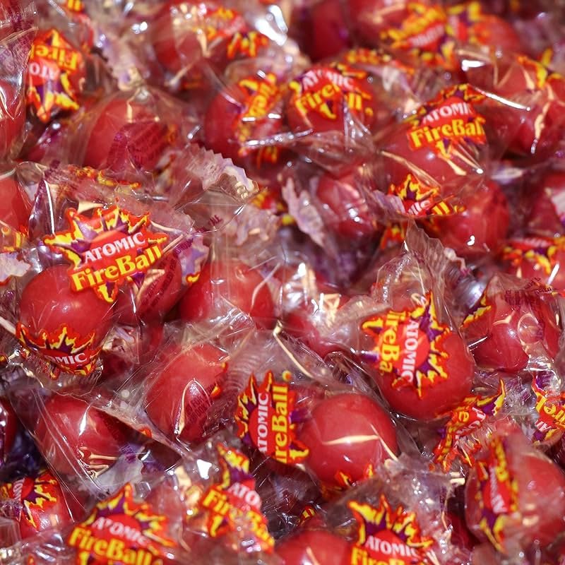 Bulk Atomic Fireballs 3 Pound Box Hard Candies for Pinata Filler Party Candy Bar - Product Image