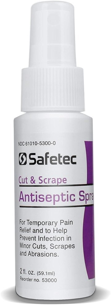 Safetec Antiseptic Cleaner Spray, 2 oz. Spray Bottle (24 Bottles/case) - Product Image
