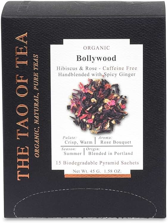 The Tao of Tea Bollywood Box Pyramid Sachets, 15 Sachets - Product Image