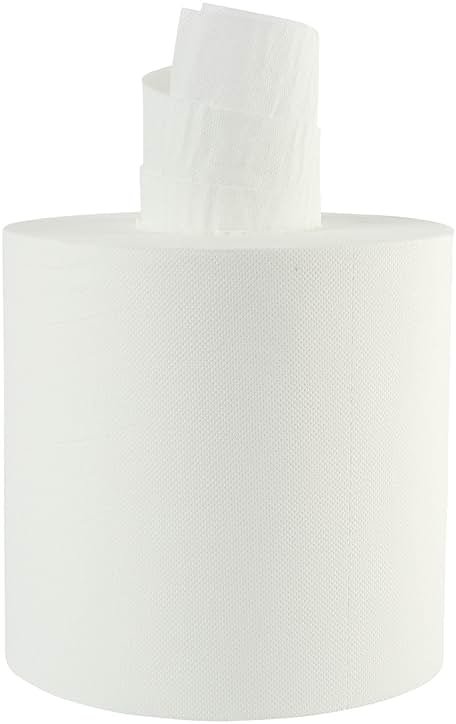 Boardwalk Bathroom Center-Pull Disposable Hand Paper Towel Roll, 2-Ply, 7.6 x 8.9, 600/Roll, 6/Carton, White - Product Image