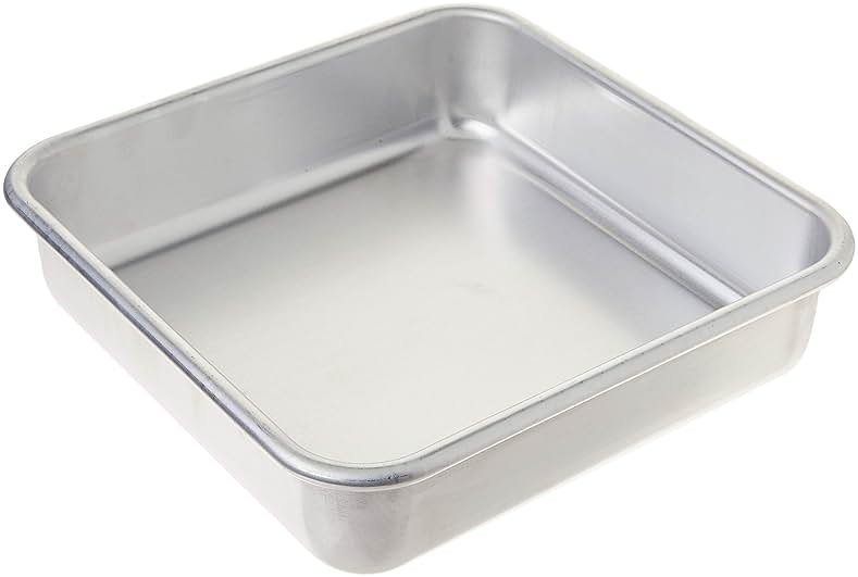 Nordic Ware - 47500 Nordic Ware Naturals Aluminum Commercial 8" x 8" Square Cake Pan, 8 by 8 inches, Silver - Product Image