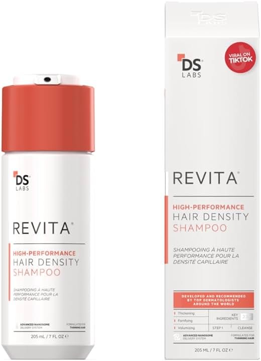DS Labs For Men & Women Revita Shampoo - Scalp Refreshing Cleanse for Fuller Looking, Volumizing, Lightweight Hydration, Sulfate & Silicone Free, Color Safe, 205 mL - Product Image