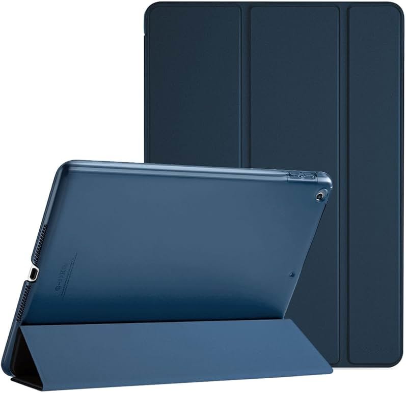 ProCase Smart Case for iPad 9.7 Inch iPad 6th/5th Generation 2018 2017(Model: A1893 A1954 A1822 A1823), Ultra Slim Lightweight Stand Cover with Translucent Frosted Back -Navy - Product Image