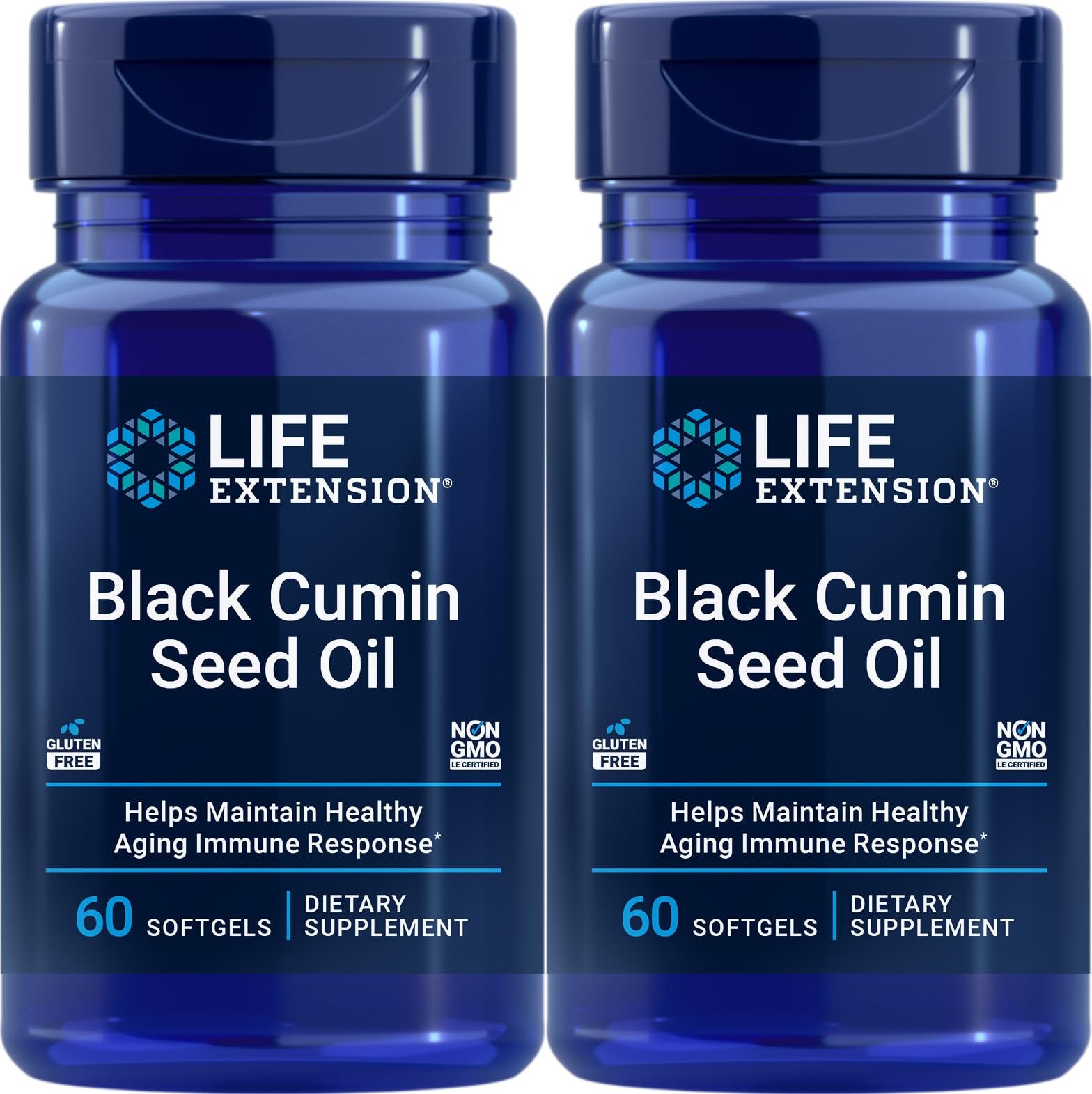 Life Extension Black Cumin Seed Oil, 60 softgels (Pack of 2) - Product Image