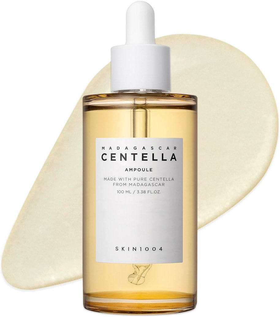 SKIN1004 Madagascar Centella Ampoule, Korean Face Serum with Centella Asiatica for Hydrating & Moisturizing Care, Soothing Facial Serum for Skin Balance and Glow, Korean Skin Care, 3.38 fl.oz / 100 ml - Product Image
