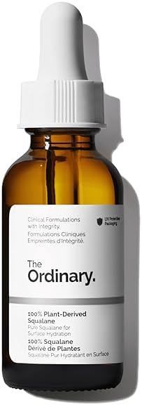 The Ordinary 100% Plant-Derived Squalane, for Skin and Hair, Lightweight Hydration, and Moisture Barrier Support, 1 Fl Oz - Product Image
