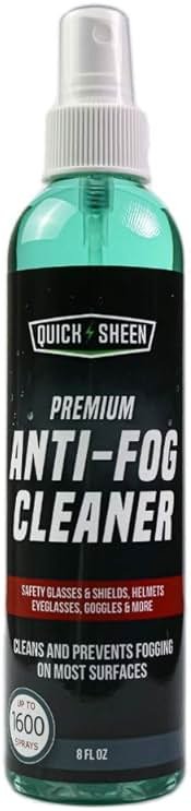 Quick Sheen Anti-Fog Spray for Glass, Windows, Glasses, Masks, Mirrors, Goggles - Product Image