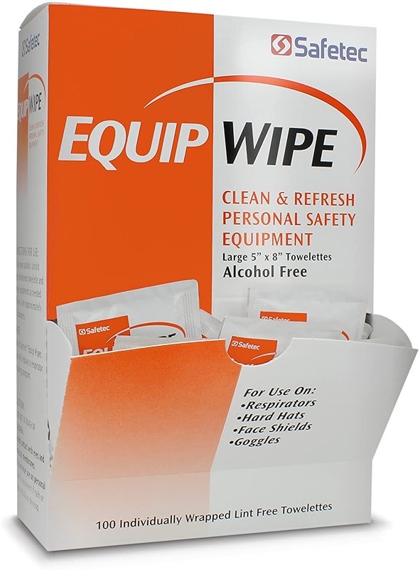 Safetec Equip Wipe (Surface Cleaner) 100 ct. box (10 boxes/case) - Product Image