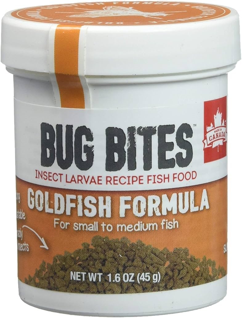 Fluval Bug Bites Goldfish Fish Food, Granules for Small to Medium Sized Fish, 1.6 oz., A6583 - Product Image